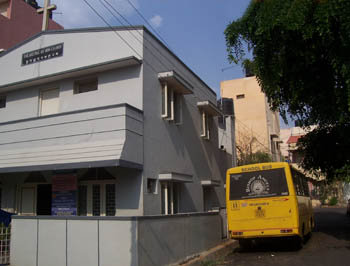 Orphanage and church